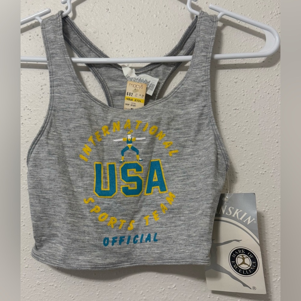 Vintage 1990s Danskin Crop Top with Tags